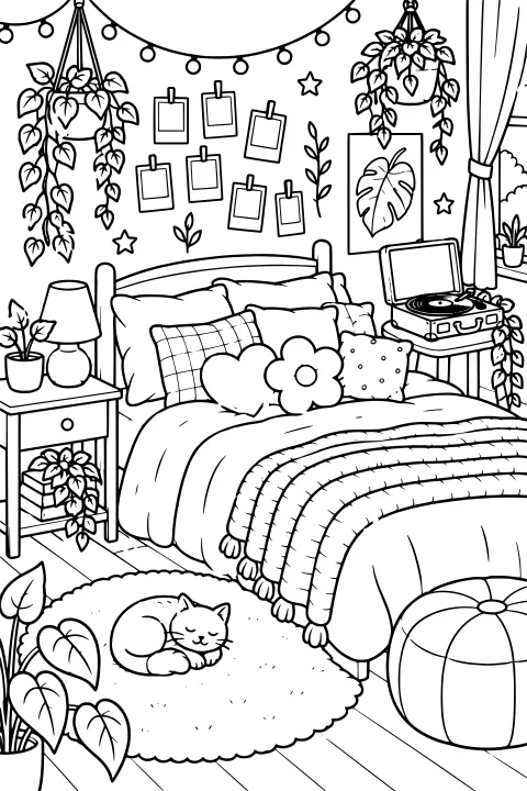 Aesthetic Coloring Pages (24 Free Printable PDFs) | Crayonest