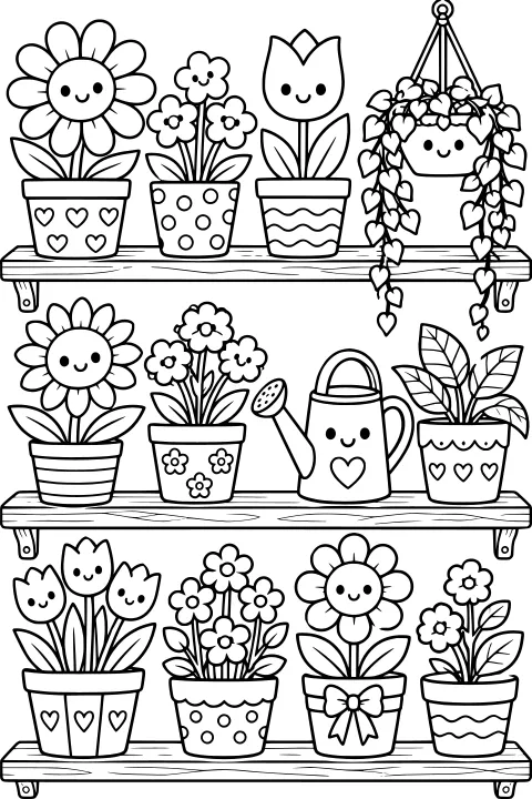 Flowers Coloring Pages (67 Free Printable PDFs) | Crayonest