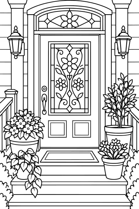 Stained Glass Coloring Pages (24 Free Printable PDFs) | Crayonest